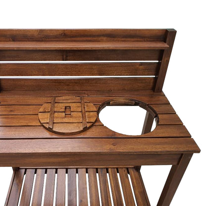 TK Classics Acacia Potting Bench