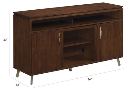 Modern Dweller™ TV Stand for TVs up to 60", Midnight Walnut