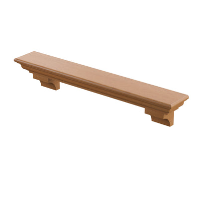 60" Mantel Shelf with Optional Corbels