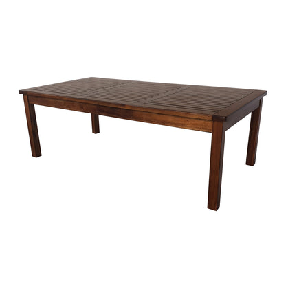 TK Classics Outdoor Acacia Coffee Table