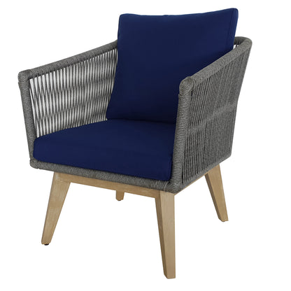 TK Classics Outdoor Chairs with Cushions, Set of 2