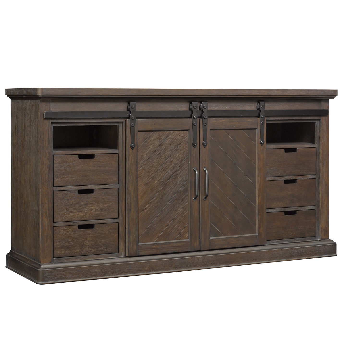 Southgate TV Stand with ClassicFlame® Electric Fireplace, Antique Coffee