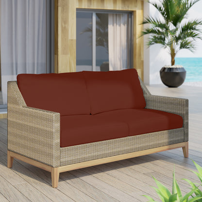 TK Classics Outdoor Loveseat with Cushions