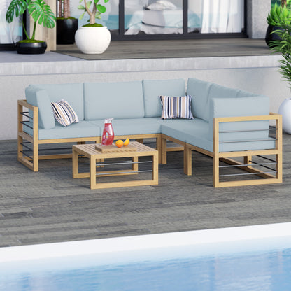 TK Classics 6 Piece Aluminum Outdoor Conversation Set