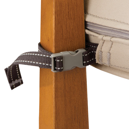 Classic Accessories Montlake FadeSafe Weatherproof Outdoor Chair Cushion, Set of 2