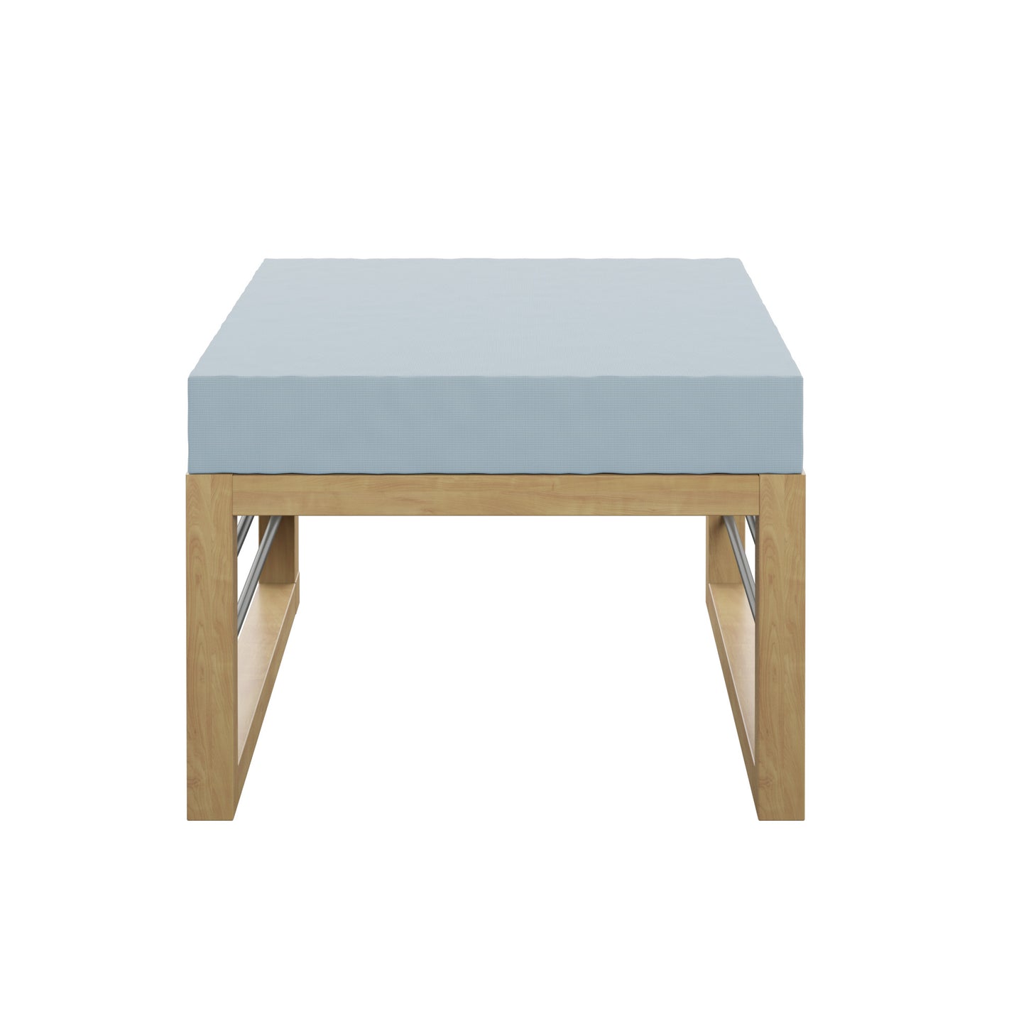 TK Classics Aluminum Outdoor Ottoman/Coffee Table