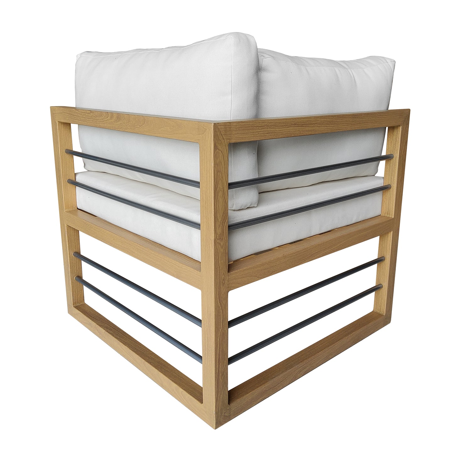 TK Classics Aluminum Outdoor Sectional Corner Sofa Seat