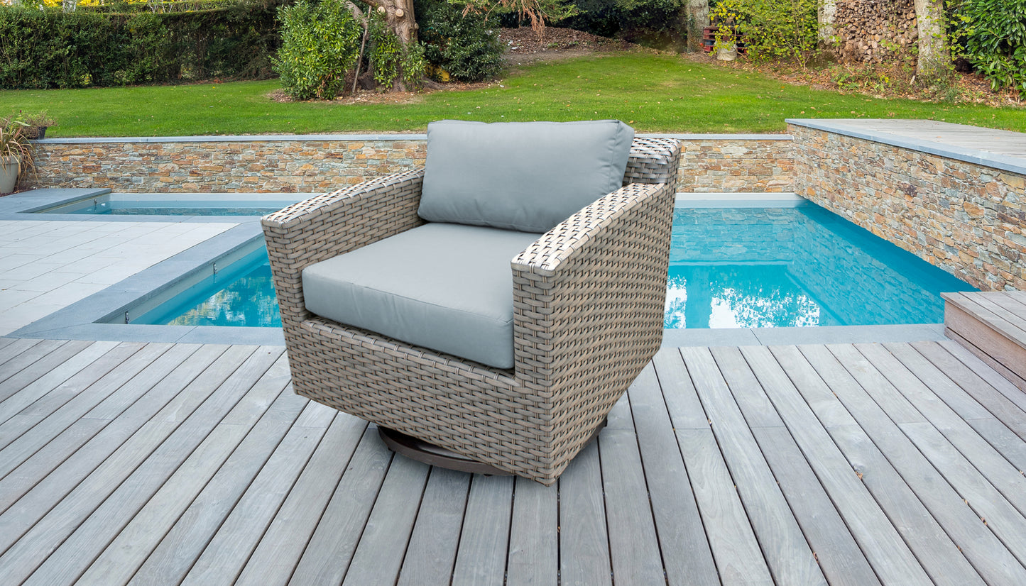 TK Classics Outdoor Swivel Chair