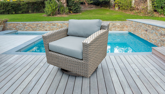 TK Classics Outdoor Swivel Chair