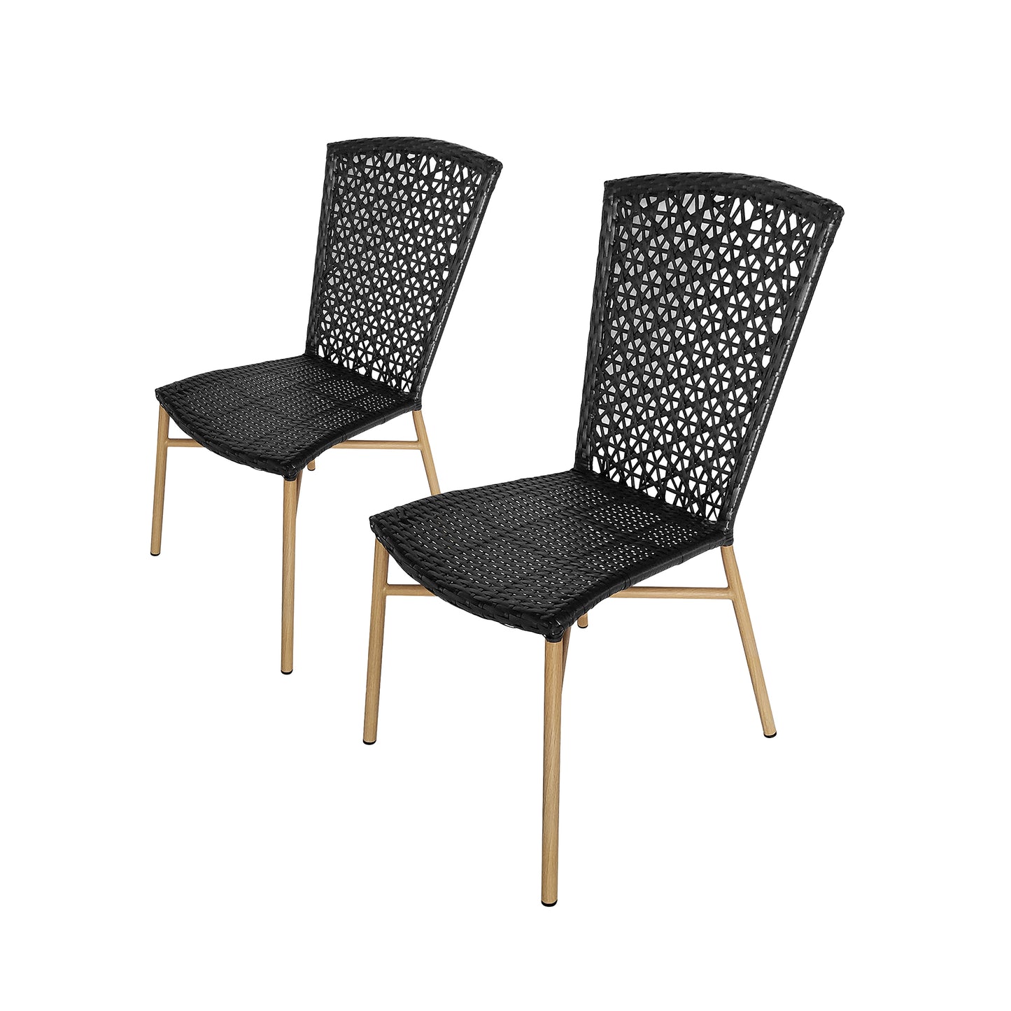 TK Classics Outdoor Dining Chairs, Set of 2
