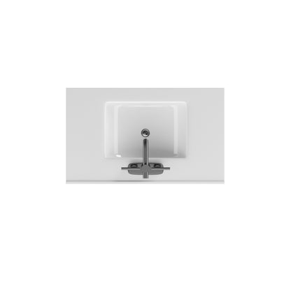 Dalton 30" Sliding Barn Door Single Bathroom Vanity with Woven Baskets