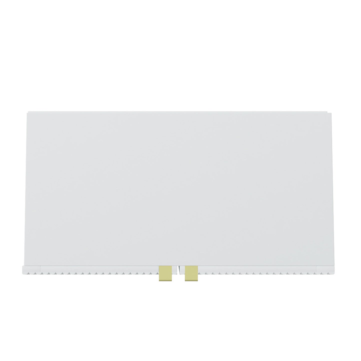 Accent Cabinet with Geometric Pattern Doors