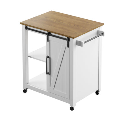 Barndoor Kitchen Cart