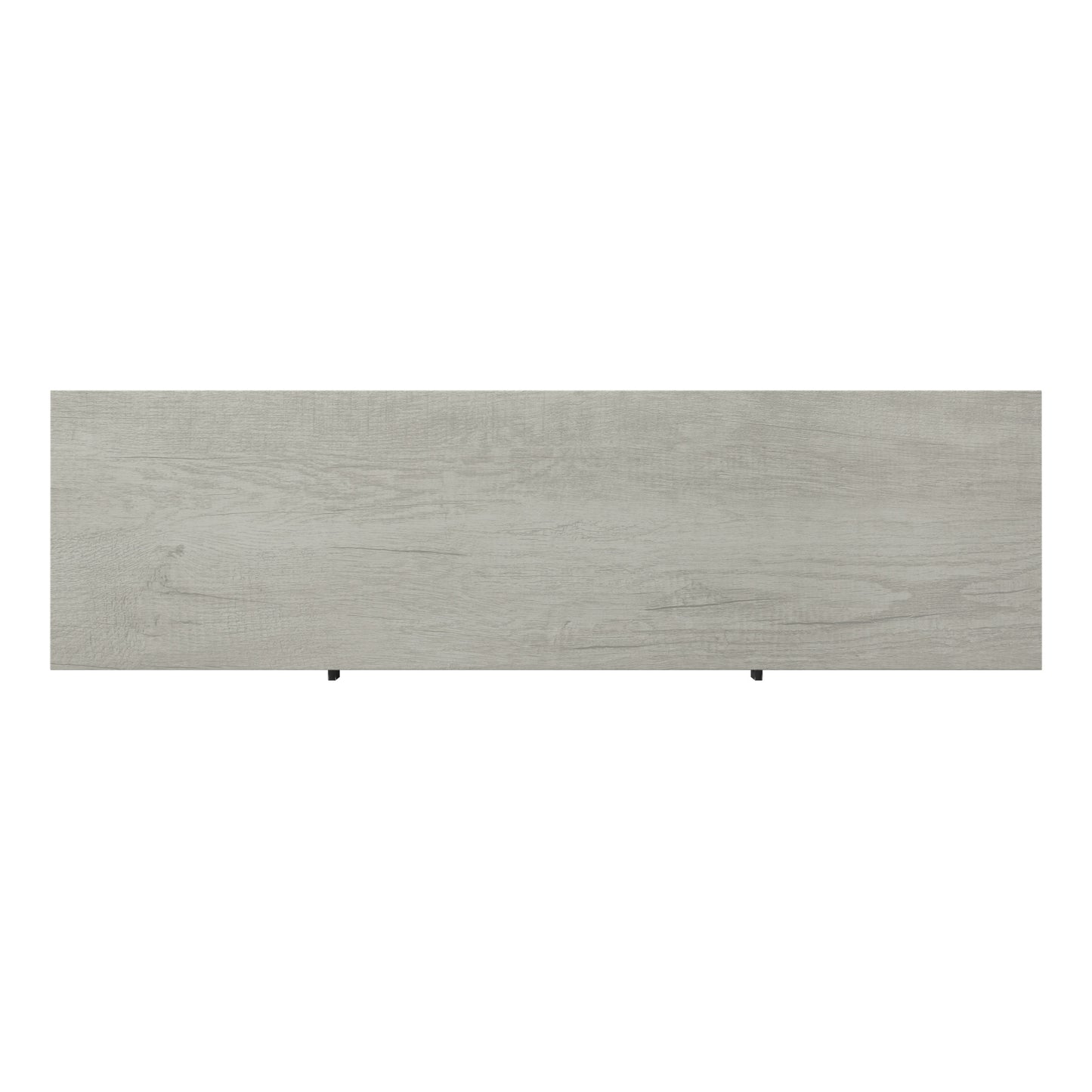 TV Stand for TVs up to 60" with Electric Fireplace and Mirrored Cabinet Doors