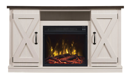 Cottonwood TV Stand for TVs up to 55" with Electric Fireplace