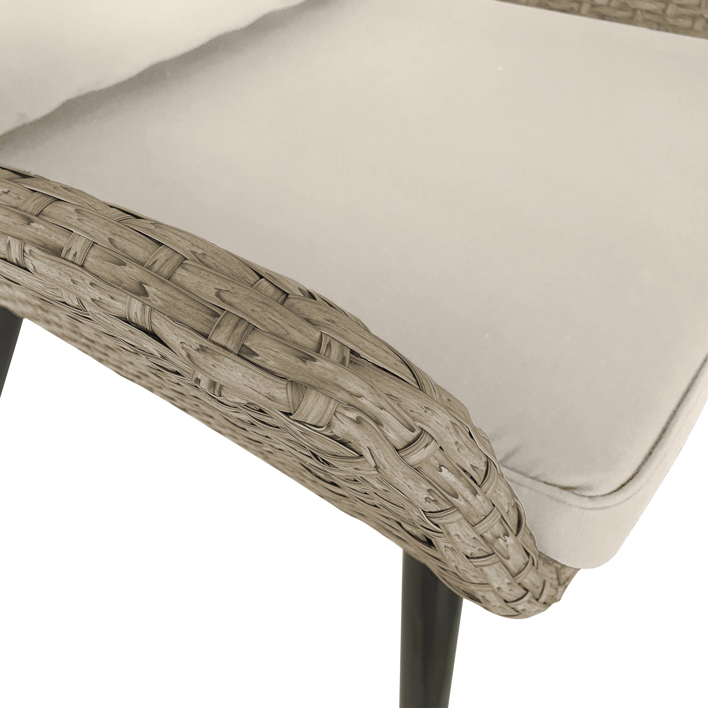 TK Classics Outdoor 3 Piece Conversation Set with Cushions