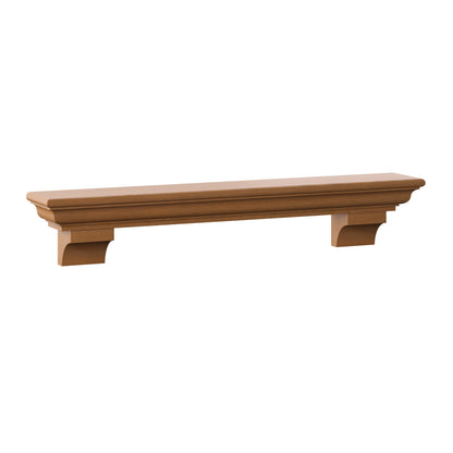 60" Mantel Shelf with Optional Corbels