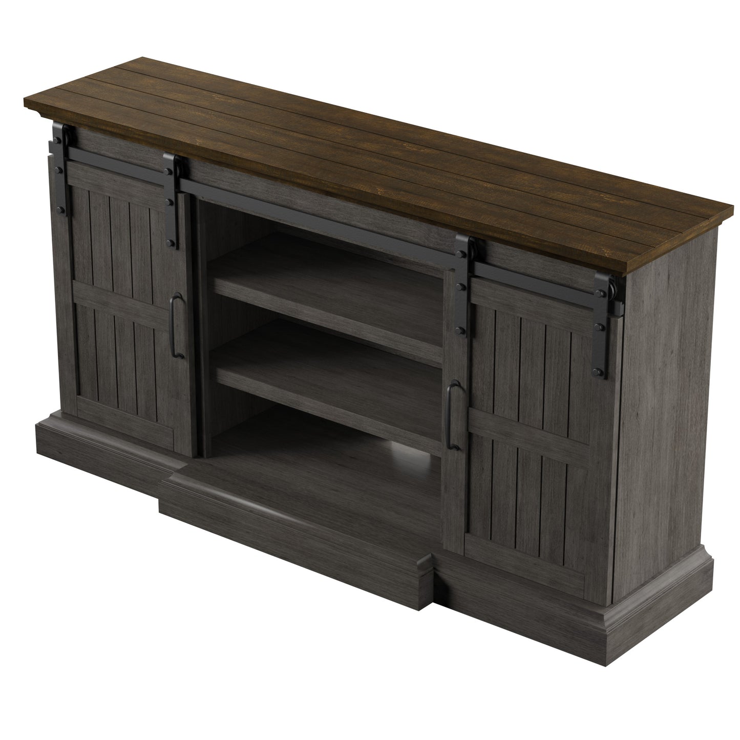 Sliding Barn Door TV Stand for TVs up to 70”