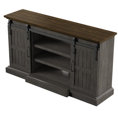 Sliding Barn Door TV Stand for TVs up to 70”