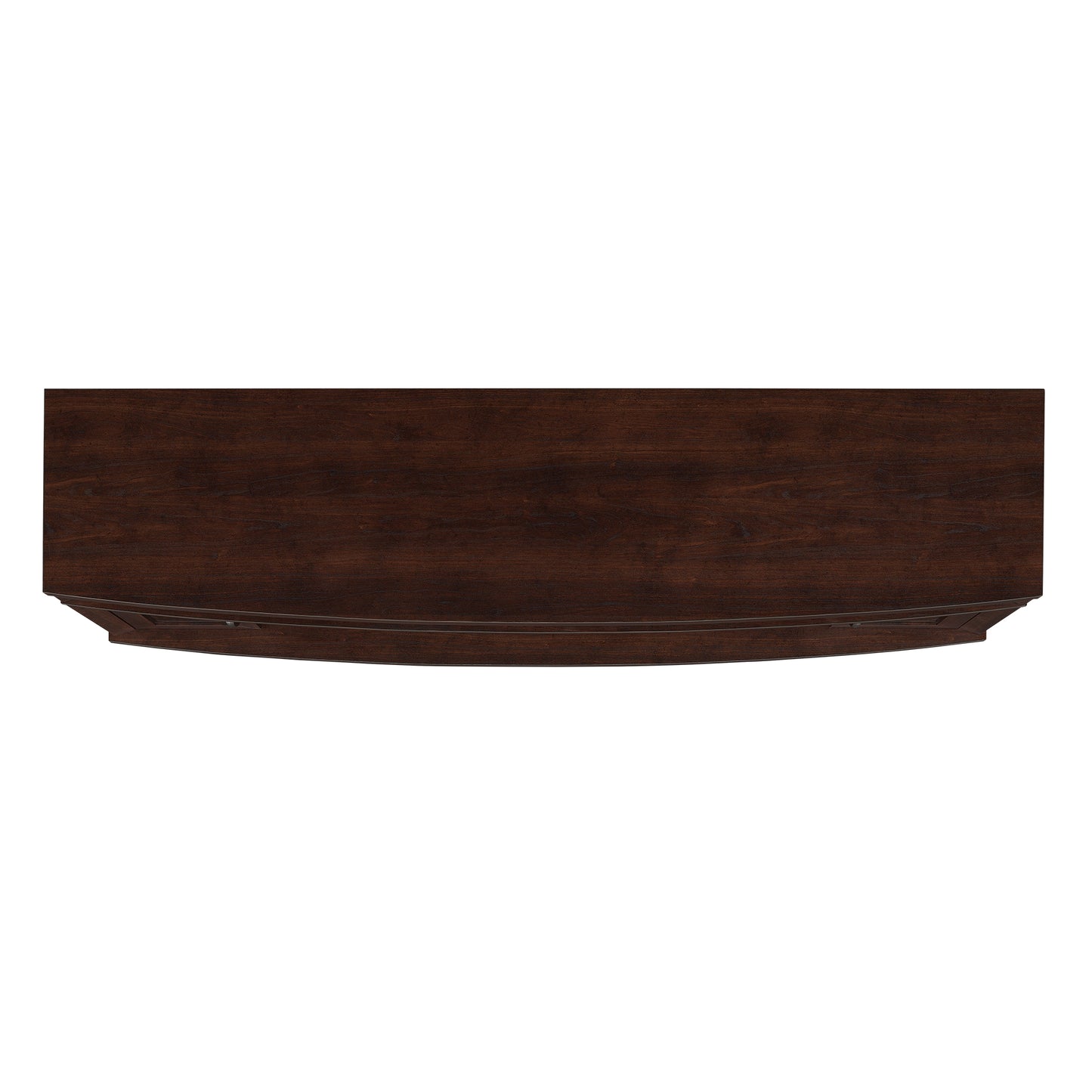 Deerfield TV Stand with Two Speakers for TVs up to 80", Antique Brown Cherry (Electric Fireplace sold separately)