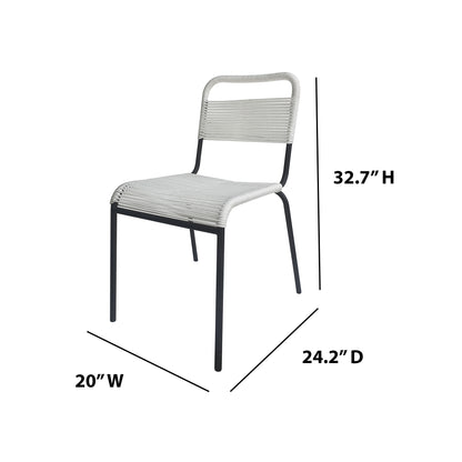 TK Classics 5 Piece Outdoor Dining Set with Black Mosaic Tabletop, 35"W