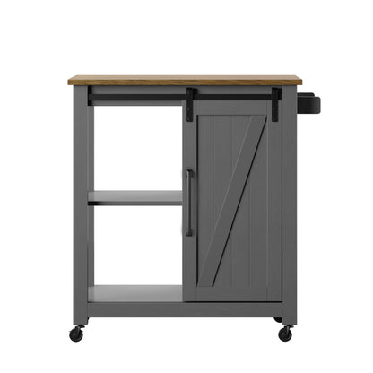 Barndoor Kitchen Cart