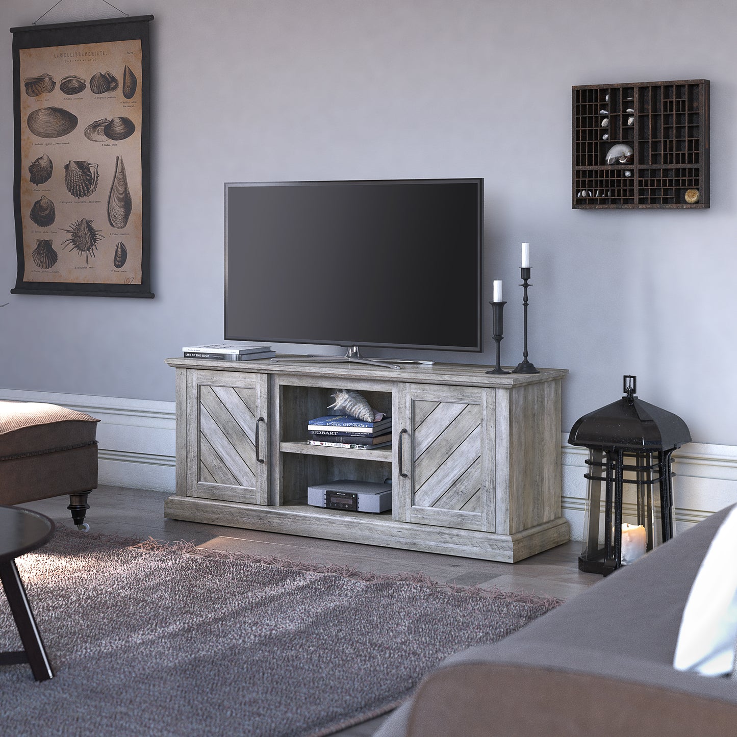 Belcrest TV Stand for TVs up to 60", Valley Pine