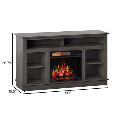 Douglas TV Stand with Electric Fireplace