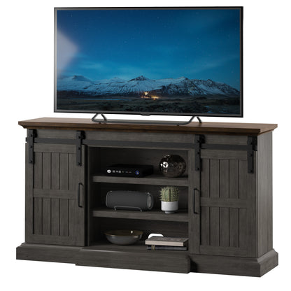 Sliding Barn Door TV Stand for TVs up to 70”