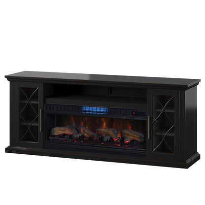 Tresanti® Millbrae TV Console with ClassicFlame® CoolGlow™ 2-in-1 electric fireplace and fan