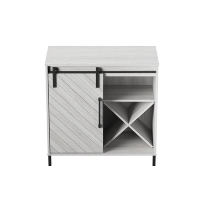 Accent Cabinet with Sliding Door and Wine Storage