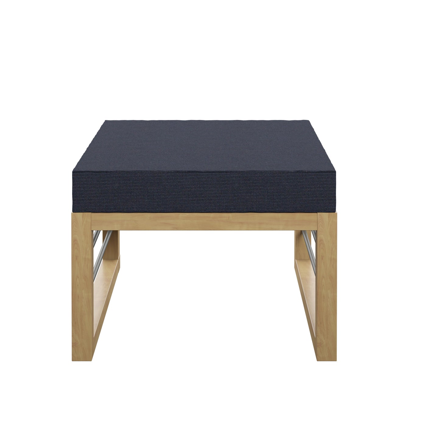 TK Classics Aluminum Outdoor Ottoman/Coffee Table