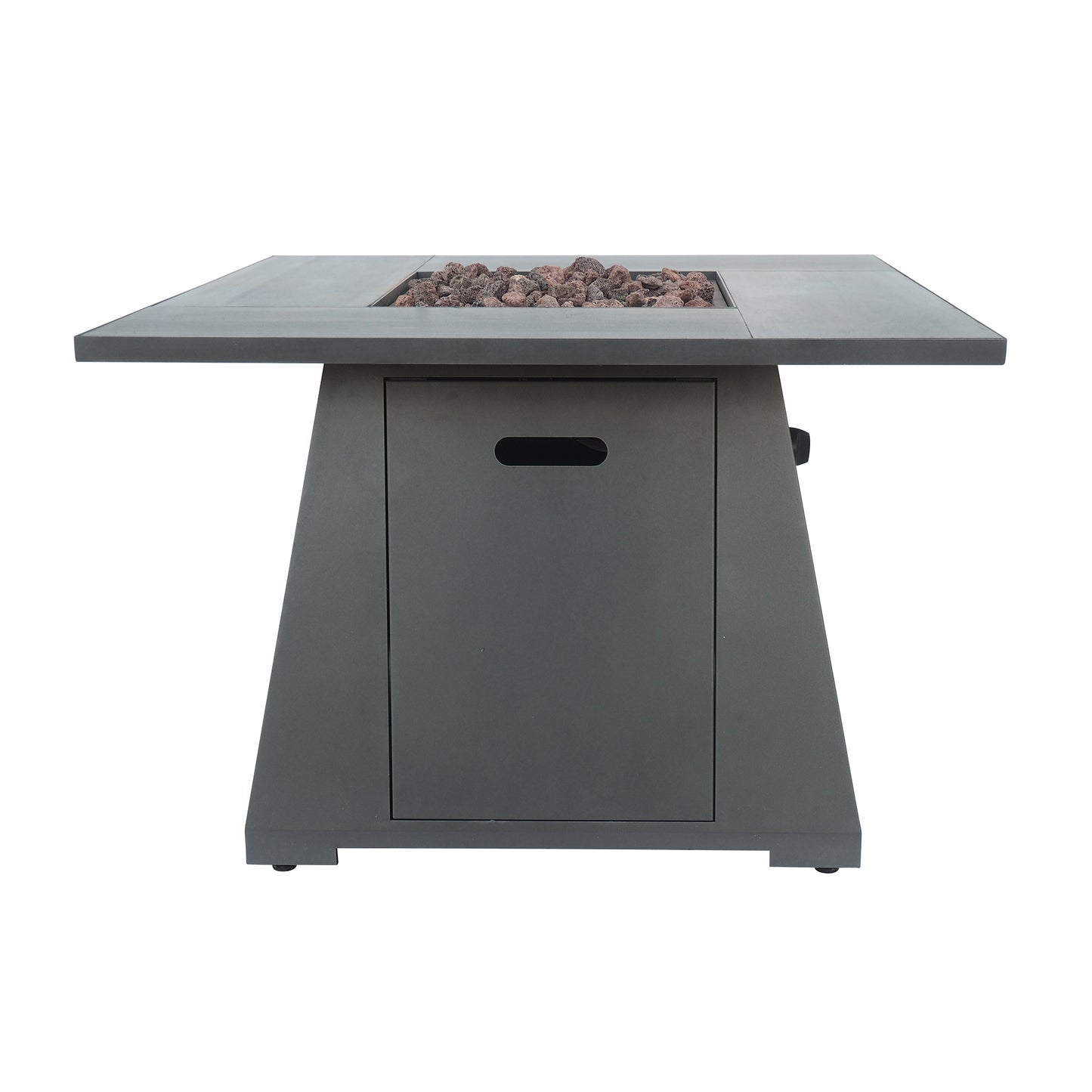 TK Classics Square Fire Pit Table