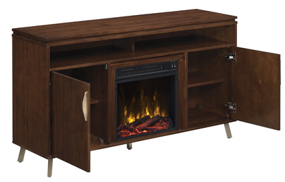 Modern Dweller™ TV Stand for TVs up to 60", Midnight Walnut