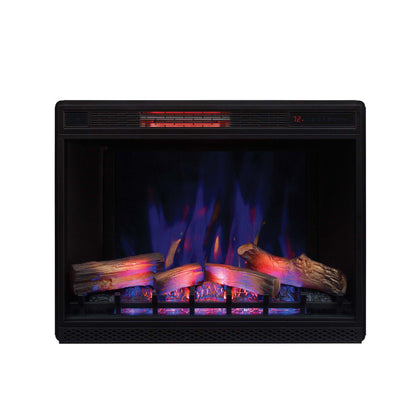 33” 3D Infrared Quartz Electric Fireplace Insert with Safer Plug® and Safer Sensor™