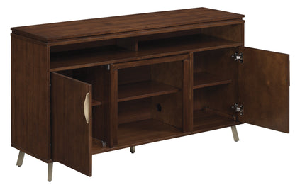 Modern Dweller™ TV Stand for TVs up to 60", Midnight Walnut