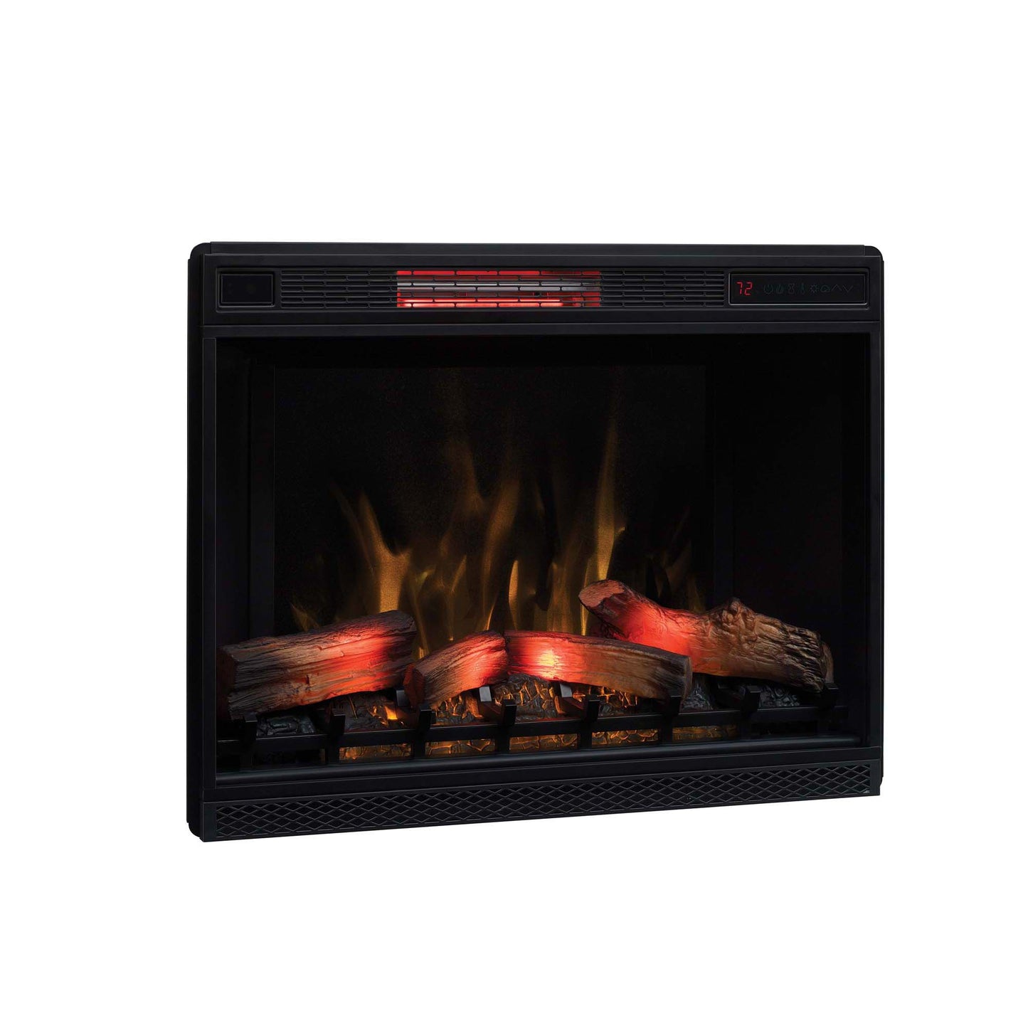 33” 3D Infrared Quartz Electric Fireplace Insert with Safer Plug® and Safer Sensor™