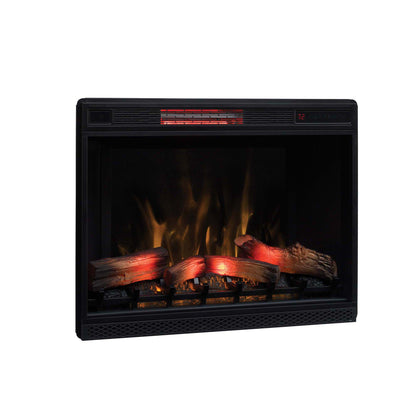 33” 3D Infrared Quartz Electric Fireplace Insert with Safer Plug® and Safer Sensor™
