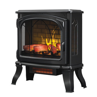 duraflame® Infrared Quartz Electric Stove Heater with 3D Flame Effect, Black