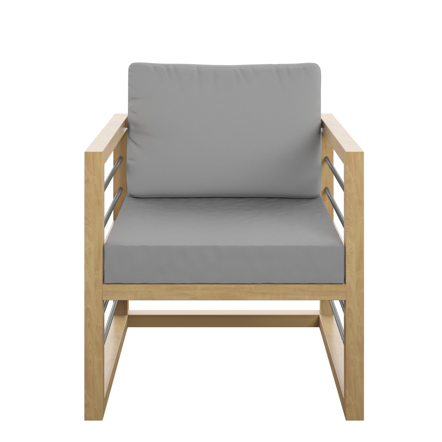 TK Classics Aluminum Outdoor Club Chair with Cushions