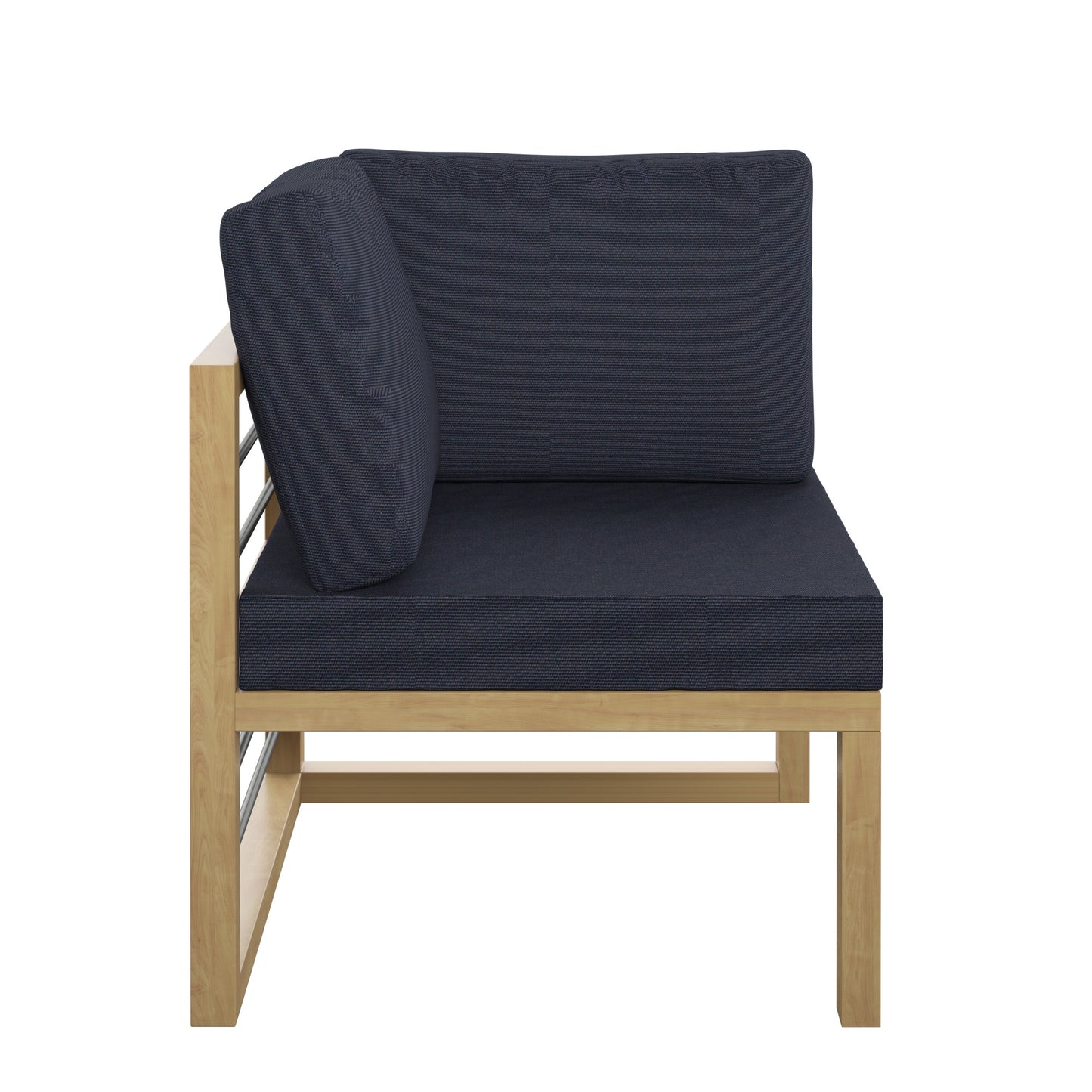 TK Classics Aluminum Outdoor Sectional Corner Sofa Seat