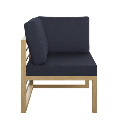 TK Classics Aluminum Outdoor Sectional Corner Sofa Seat