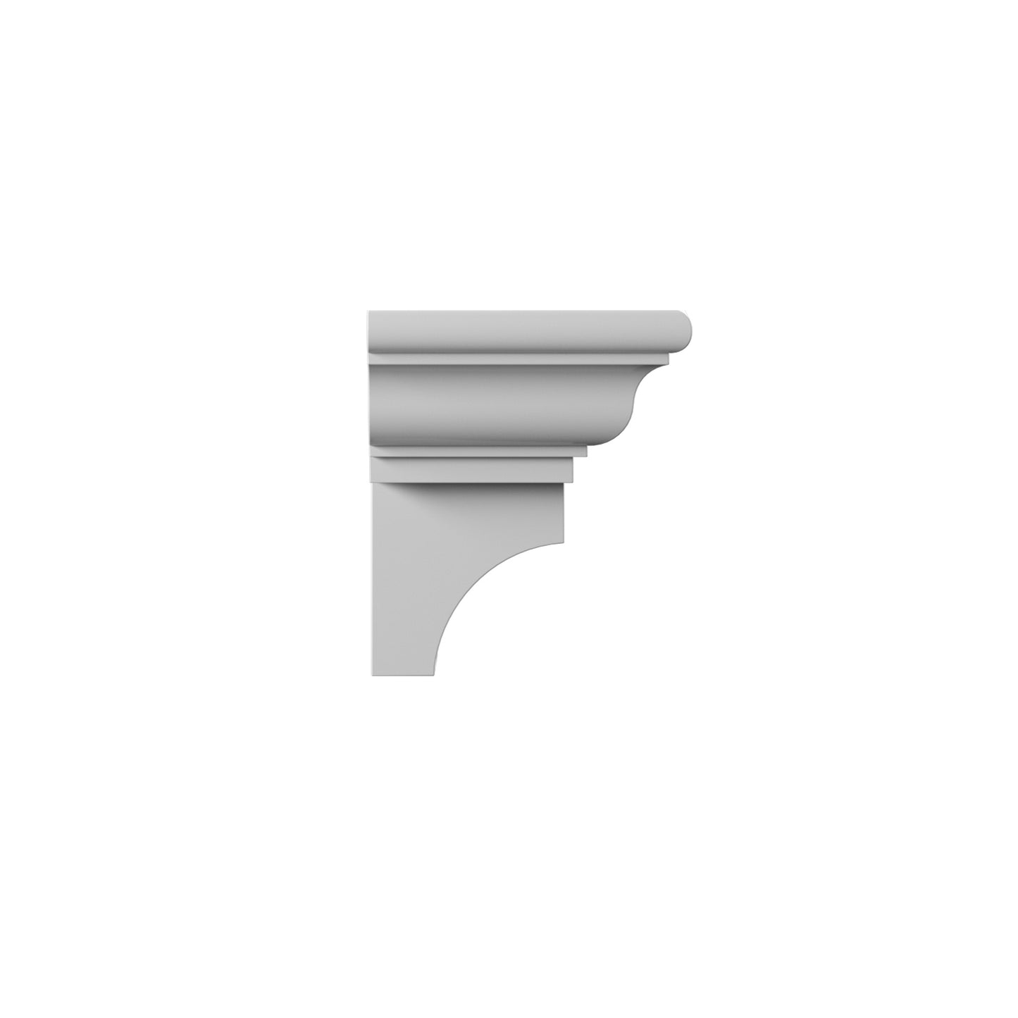 60" Mantel Shelf with Optional Corbels