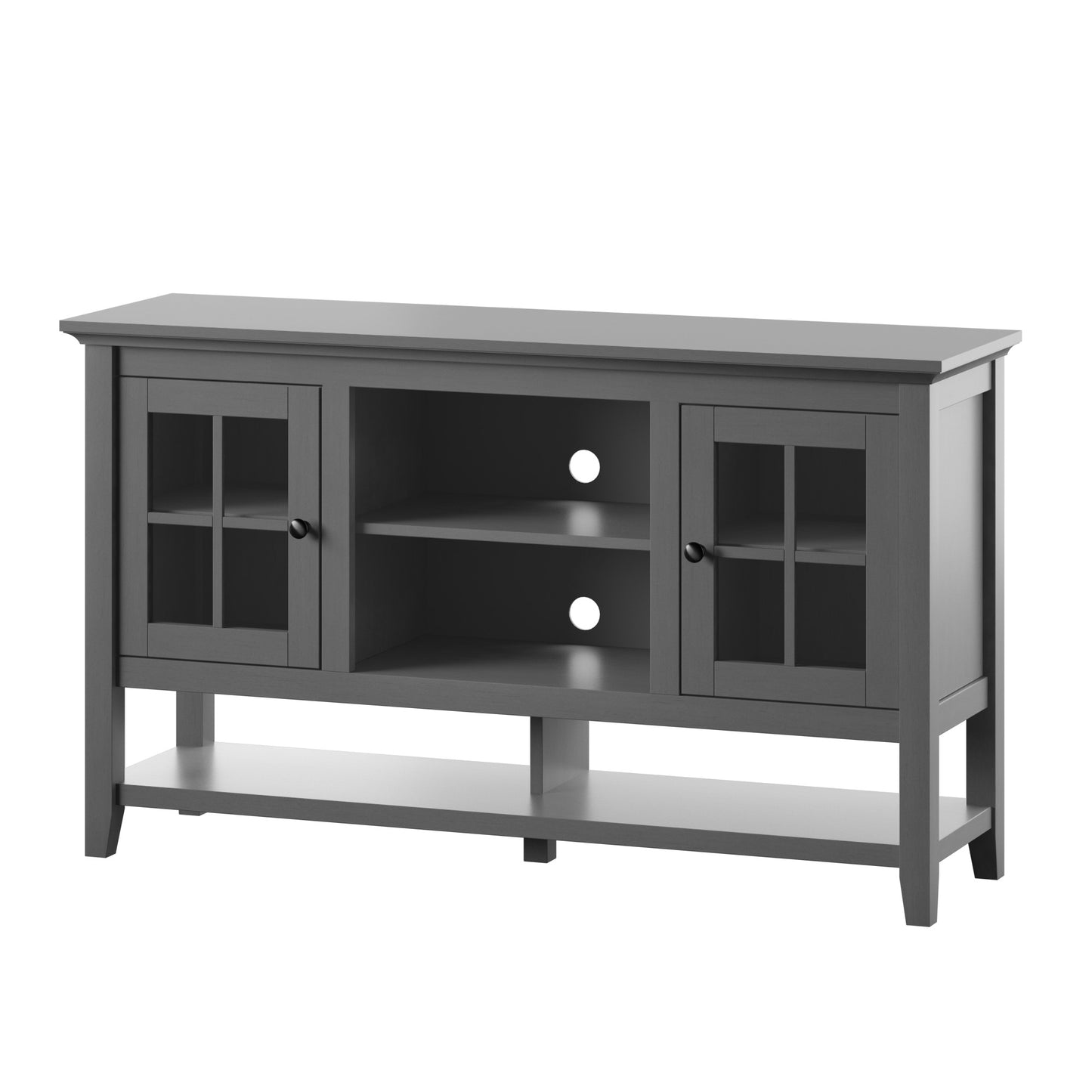 TV Stand for TVs up to 60” with Open Lower Storage