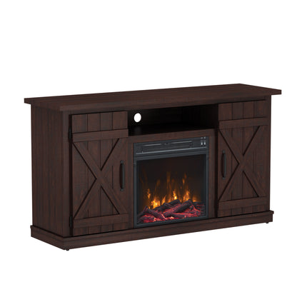 Cottonwood TV Stand for TVs up to 55" with Electric Fireplace
