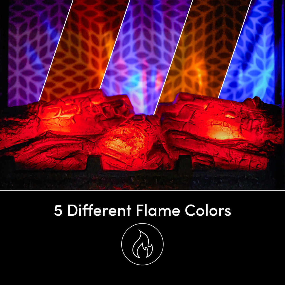 duraflame® Electric Fireplace Stove Heater with 3D Flame® Effect