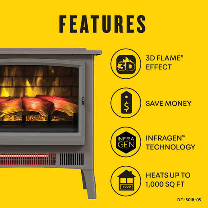 duraflame® Infragen™ Electric Stove Heater with 3D Flame® Effect