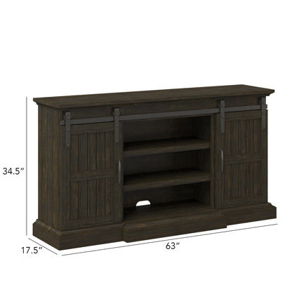 Sliding Barn Door TV Stand for TVs up to 70”