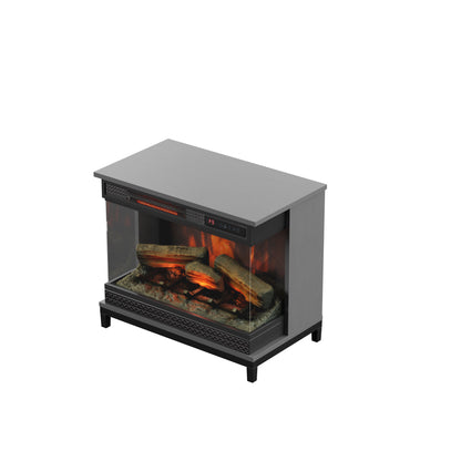 PanoGlow® Wall Mantel Electric Fireplace