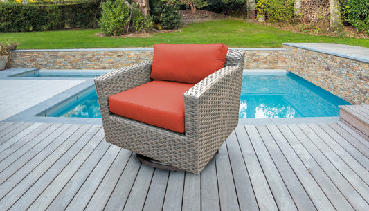TK Classics Outdoor Swivel Chair